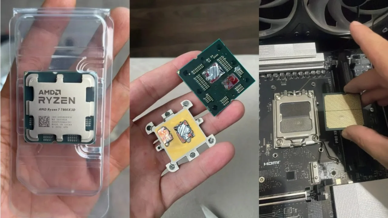 سوختن پردازنده AMD Ryzen 7 7800X3D تنها پس از ۳ ماه استفاده؛ سوکت مادربرد کاملاً تخریب شد