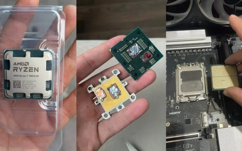 سوختن پردازنده AMD Ryzen 7 7800X3D تنها پس از ۳ ماه استفاده؛ سوکت مادربرد کاملاً تخریب شد